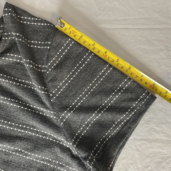 Always Indigo twist front short sleeve top gray white soft ladies Size 3x - Picture 5 of 9
